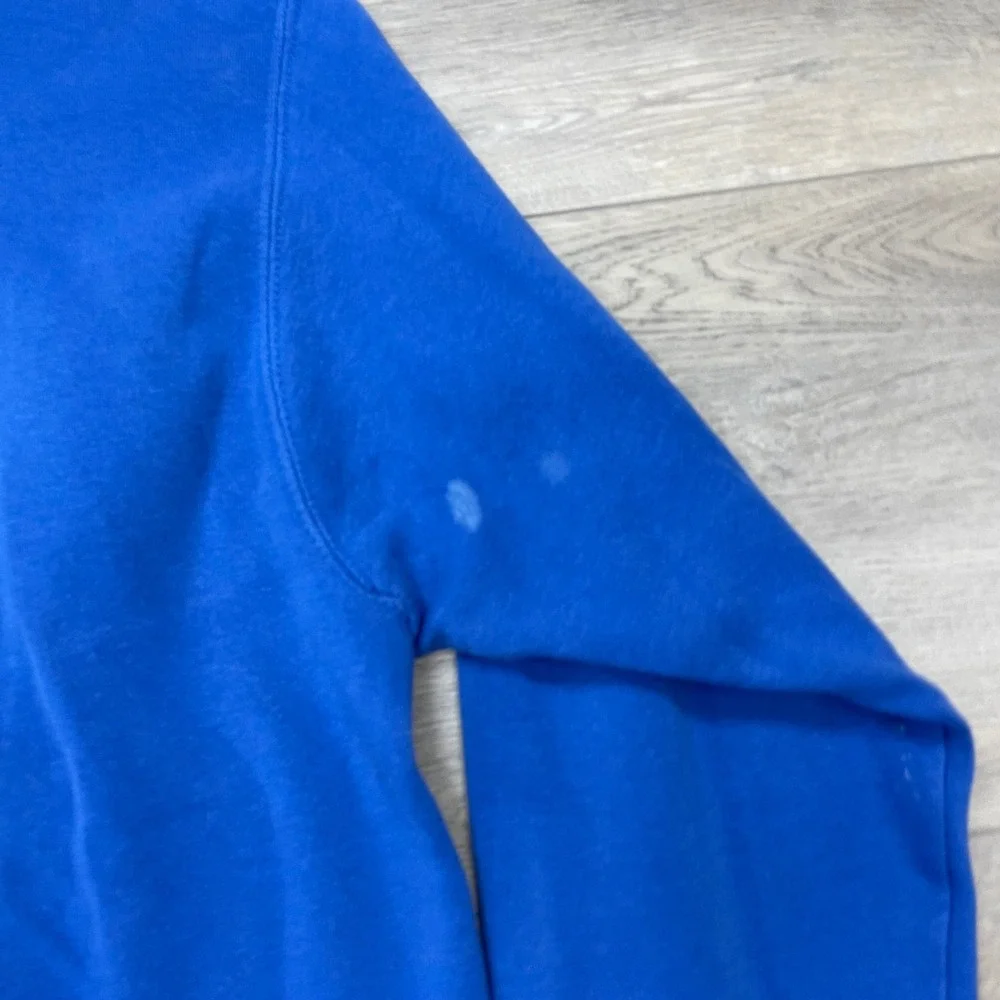 Adidas Duke Mens L Blue NCAA Blue Devils Embroidered Pullover Sweatshirt FAIR